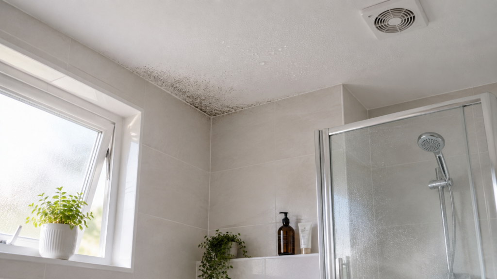 Why Your Bathroom Ceiling Gets Mouldy And How to Stop It Why Your Bathroom Ceiling Gets Mouldy (And How to Stop It)