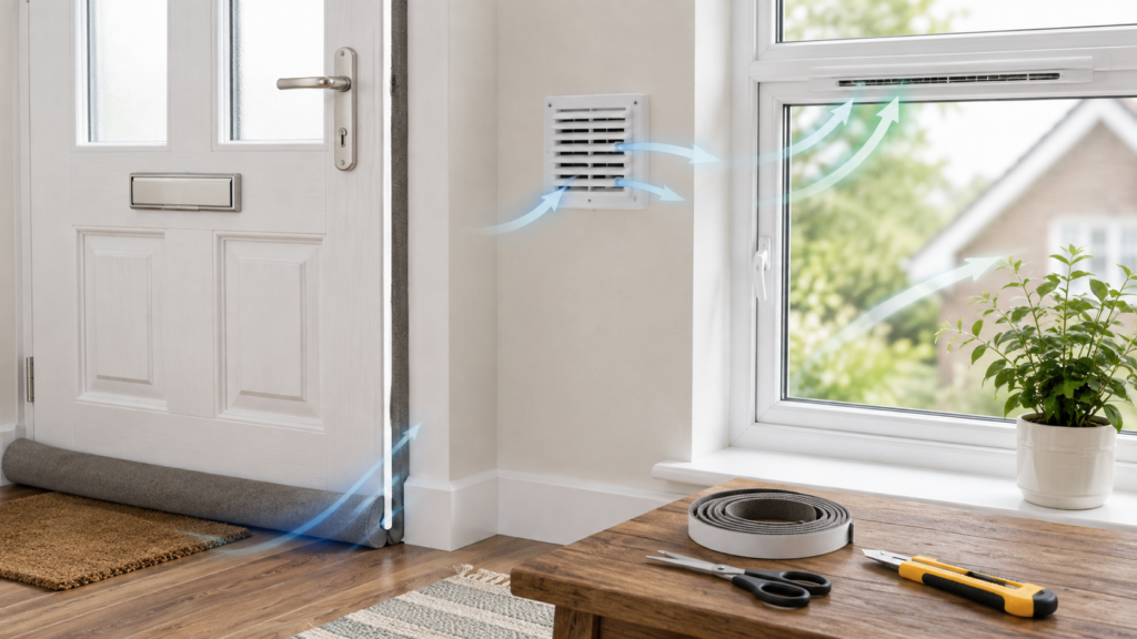 Draught vs Ventilation Draughts vs Ventilation – What Should You Actually Seal?