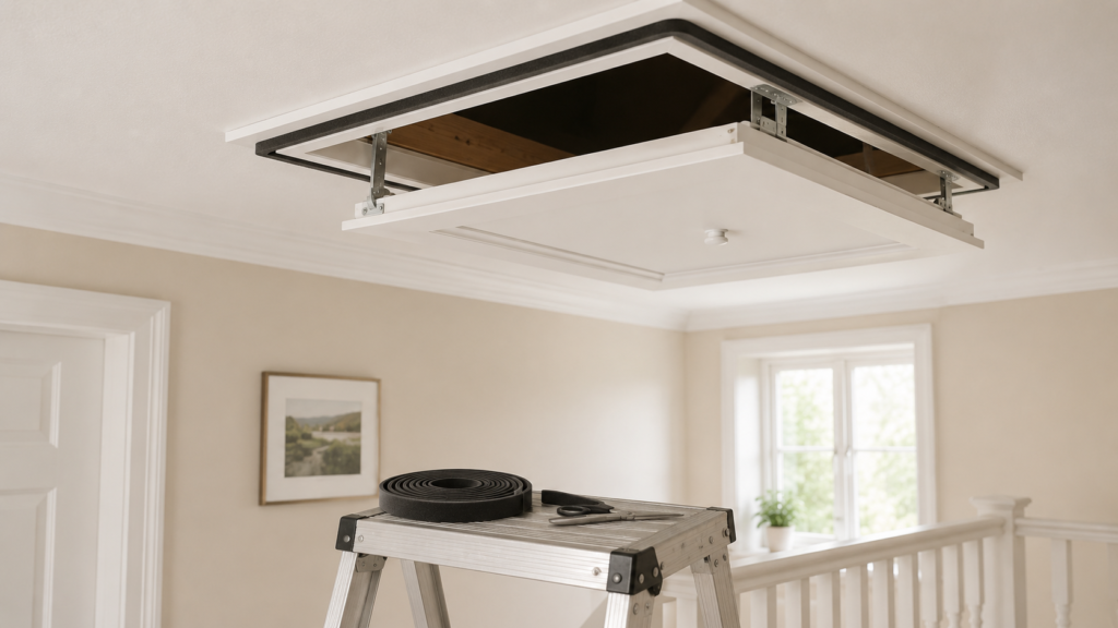 How to draught proof a loft hatch How to Draught-Proof a Loft Hatch