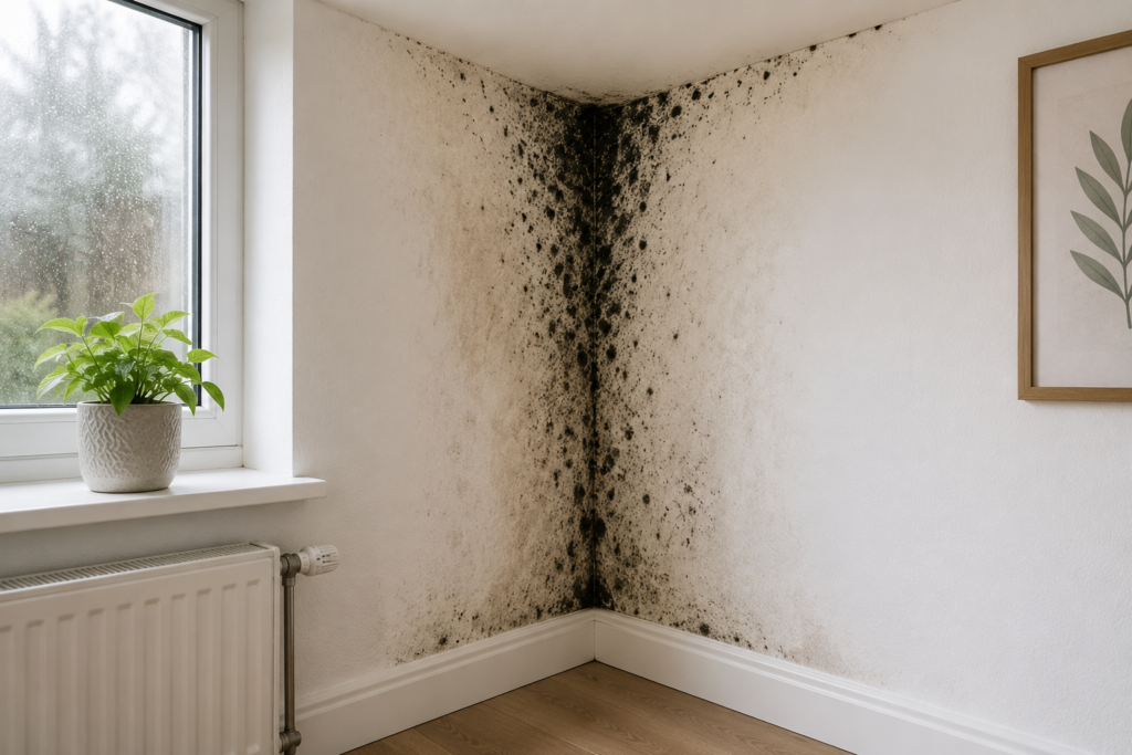 What causes black mould in the corner of rooms What Causes Black Mould in Corners of Rooms?